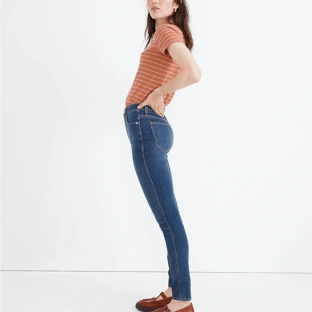 Madewell NWOT 10" High-Rise Skinny Jeans in Coronet Wash Size 27 - Picture 2 of 5